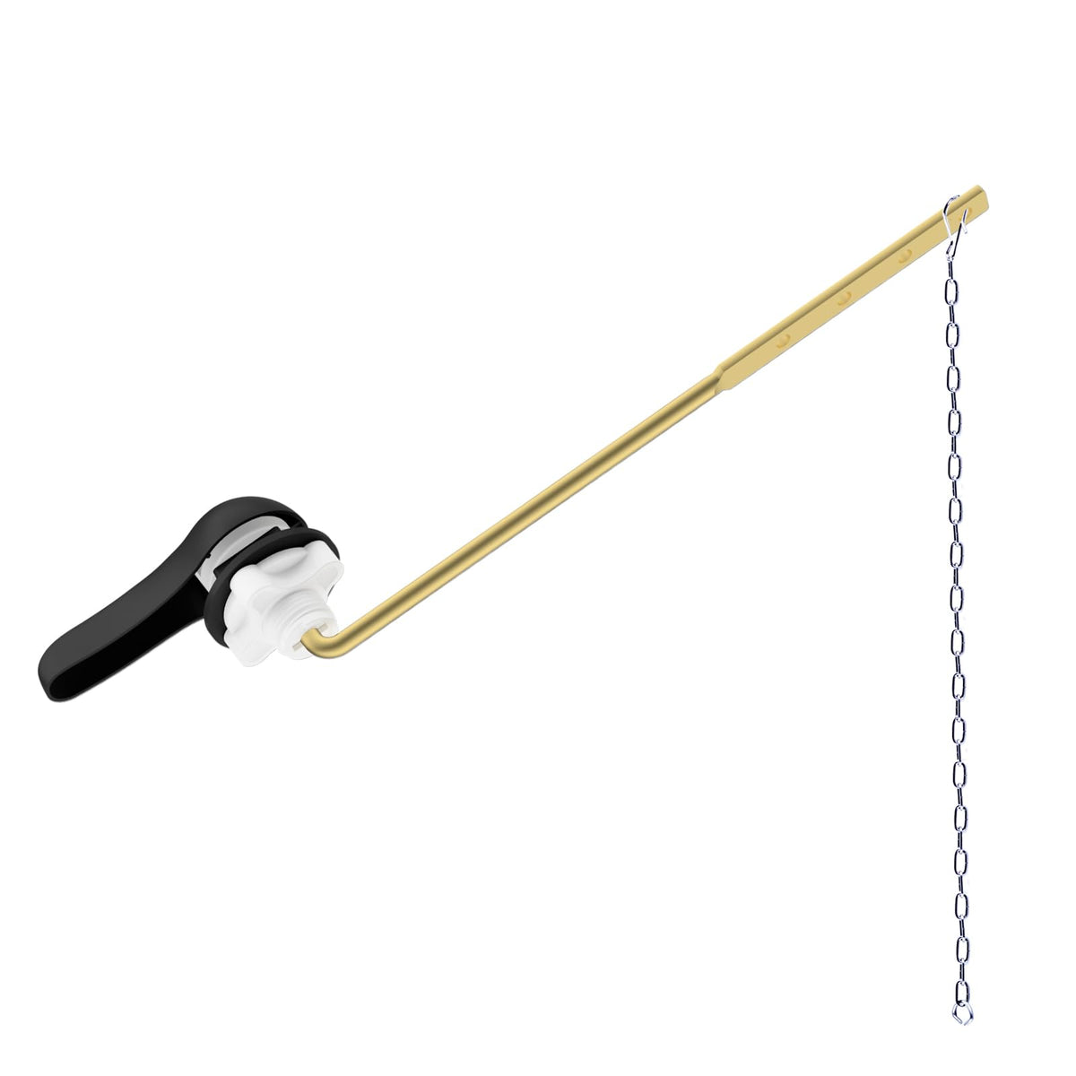 Hibbent Universal Metal Front Mount Toilet Handle Replacement Kit