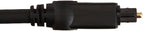 Amazon Basics Toslink Optical Audio Cable for Sound Bar, Home Theatre, 1 m, Black