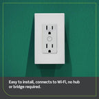 Leviton Decora Smart Switch, Wi-Fi, D315S-1RW, White