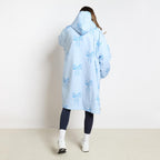 OHS Adults Drying Robe, Water-Resistant Changing Robe Gifts for Women Comfy Sherpa Privacy Robes for Women Men, Stay Dry Jacket Swimming Camping Drying Robes - S/M, L/XL