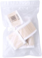 600 pk Bamboo Cotton Buds (6 x 100) by ZHIYE, 100% Biodegradable Cotton Swab with Wooden Handles for Cleaning Ear, Makeup,Keyboard,Wound etc