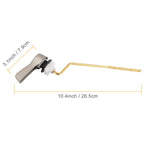 Hibbent Universal Metal Front Mount Toilet Handle Replacement Kit