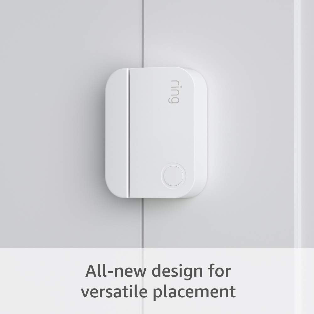 Ring Alarm Contact Sensor 2-Pack - 2nd Gen | Instant Window & Door Alerts | Approximately 3-Year Battery Life | Slim Design | Easy Installation | Base Station Required