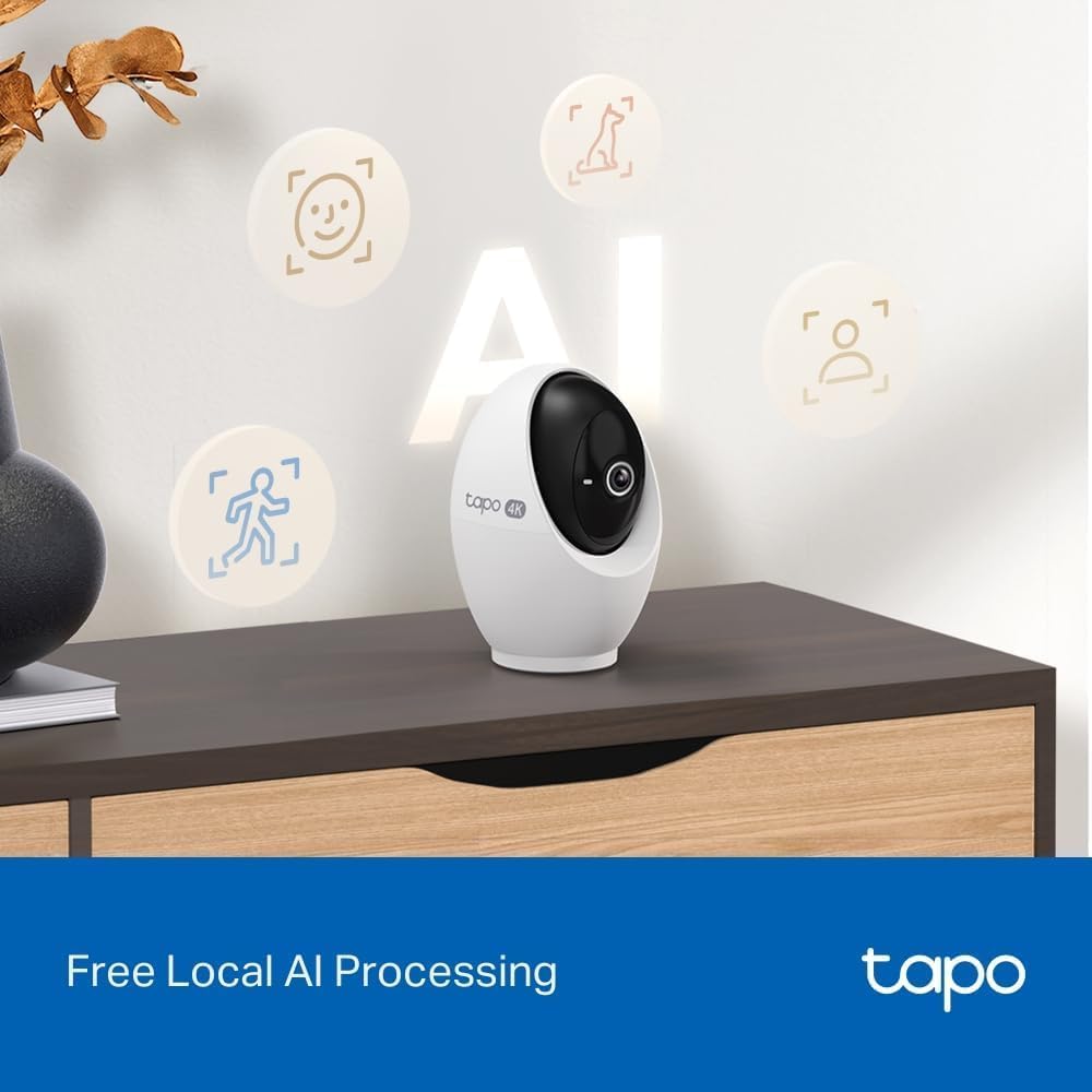 Tapo C200P2 2-Pack Full HD Indoor Security Camera Pet Camera House Security