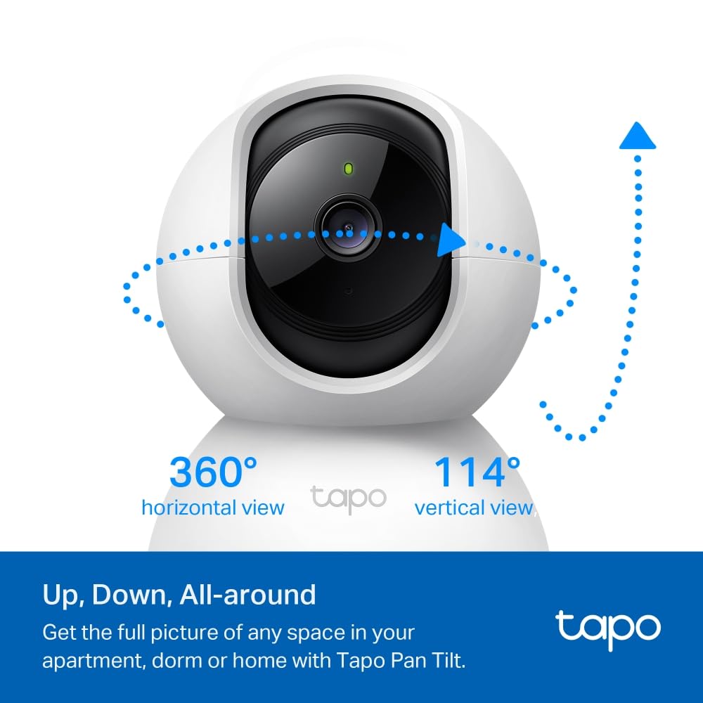 Tapo C200P2 2-Pack Full HD Indoor Security Camera Pet Camera House Security