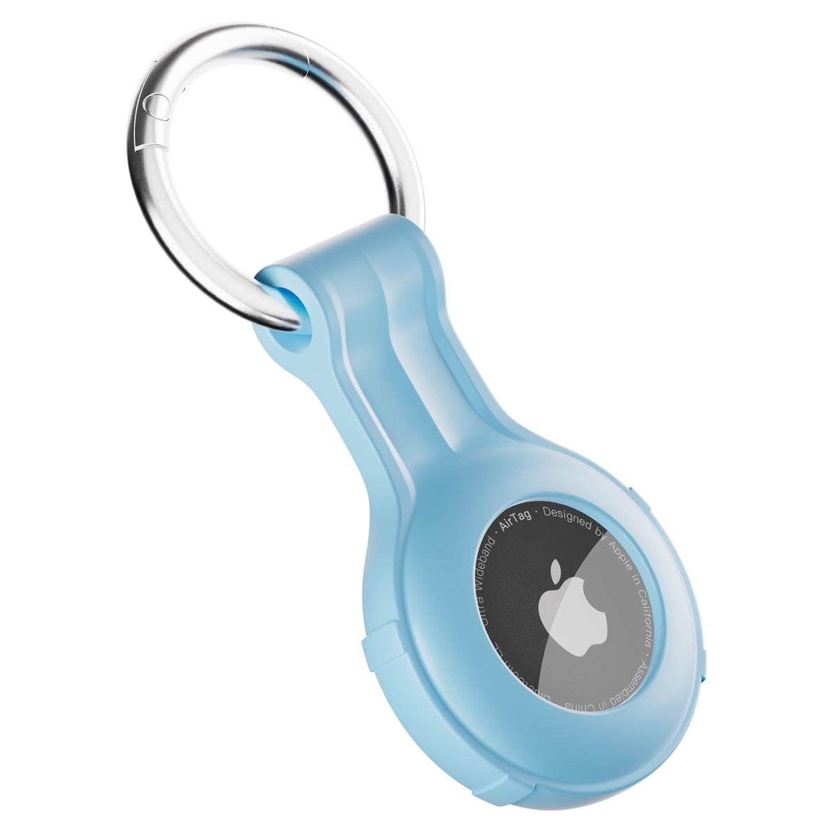 COLORCORAL AirTag Holder Case- Silicone Case for AirTag Keyring Apple 2&1