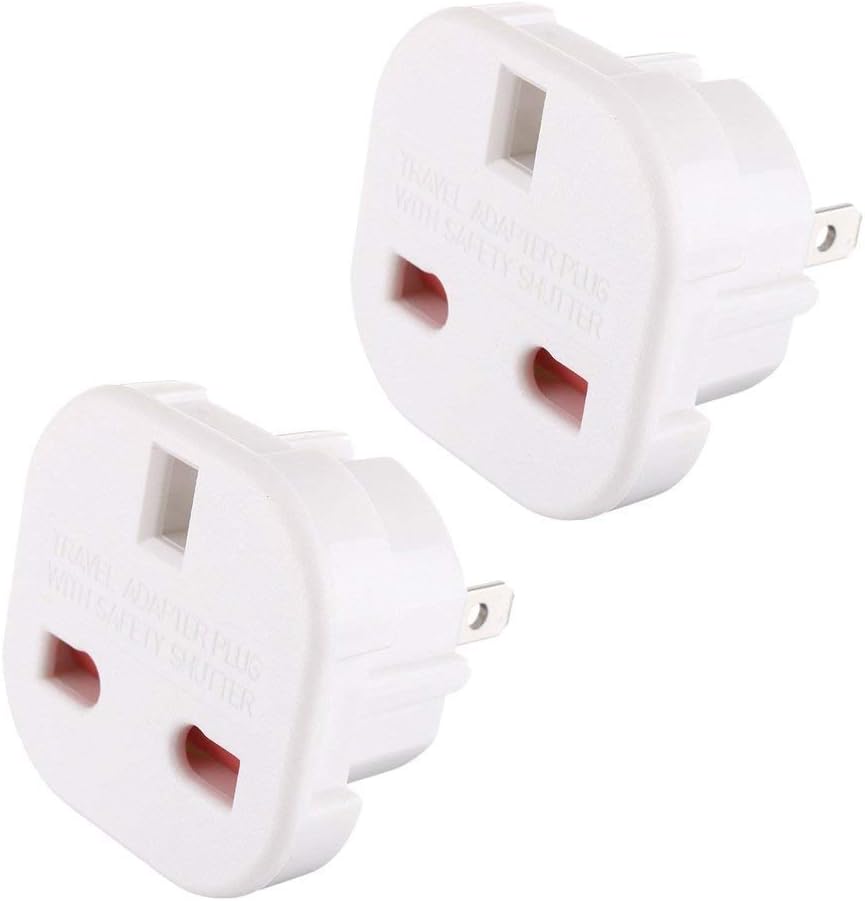 Gadgets Hut UK - 2 x UK to US Travel Adaptor suitable for USA, Canada, Mexico, Thailand - Refer to Product description for Country list