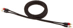 Amazon Basics 2 RCA Cables for Amplifier, Active Speakers or Subwoofer, 1.2 m, Black