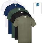 Fruit of the Loom Men's T-Shirt Iconic Tee, Lightweight Ringspun Tee, 5 Pack