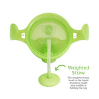 Munchkin Click Lock Tip & Sip Straw Cup Set| Baby & Toddler Sippy Cups with Straw| BPA Free Non Spill Cup| Dishwasher Safe Baby Straw Cup| Weighted Straw Childrens Cups| 7oz/207ml| 2 Pack| Pink/Purple