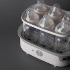 Tommee Tippee Electric Steam Baby Bottle Steriliser 5-Minute Cycle White