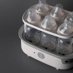Tommee Tippee Electric Steam Baby Bottle Steriliser 5-Minute Cycle White