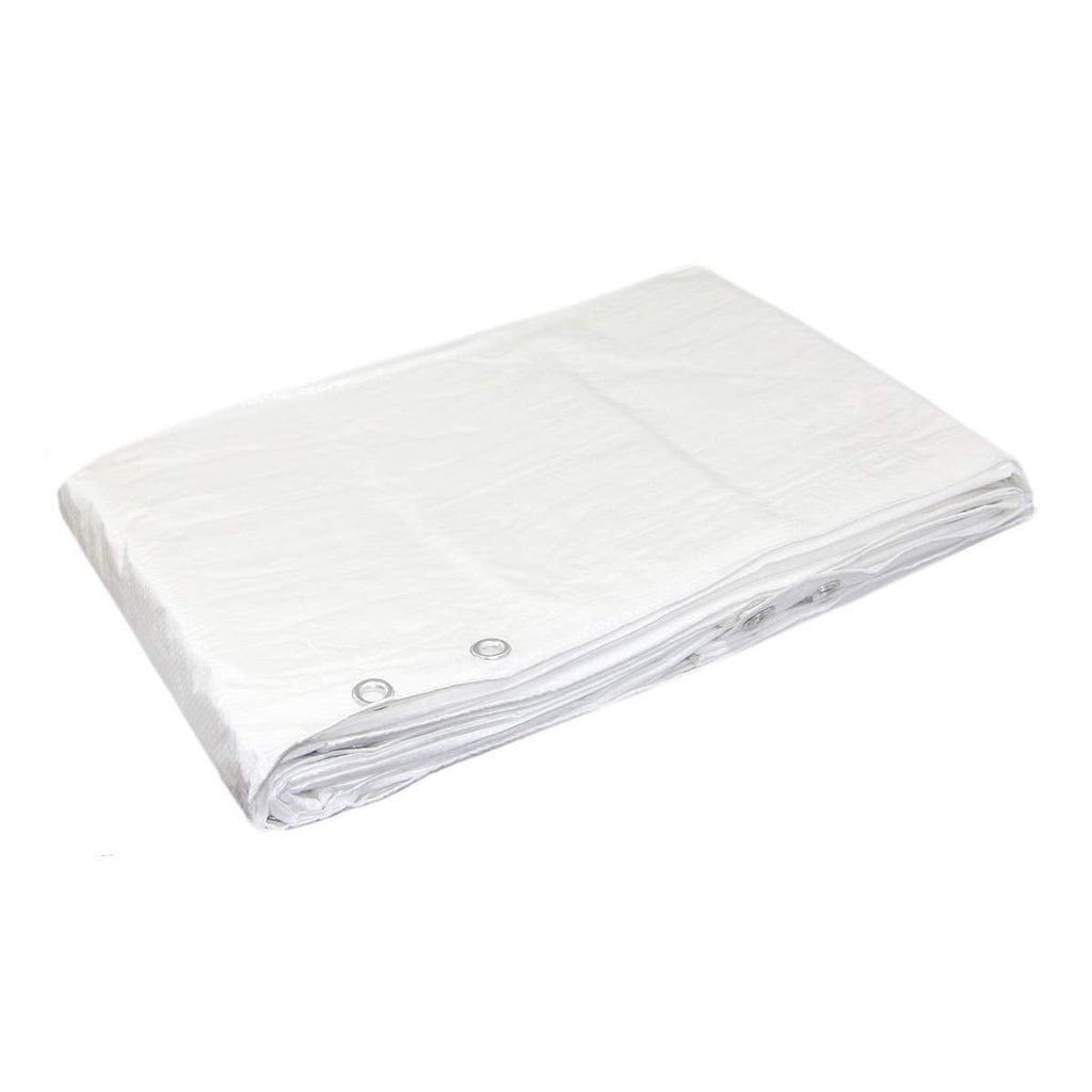 3 x 4 m Green Tarpaulin Waterproof Heavy Duty Tarp Sheet Cover, Groundsheet - Waterproof, Weatherproof, Frost-Resistant, UV Protection, Universal, Multipurpose, Reinforced Eyelets
