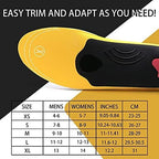 VALSOLE Thick Warm Wool Insoles for Men Women,Orthotic Insole,Arch SupportFor Insole,Plantar FasciitisInsole,for OverPronation,Flat Feet,Metatarsalgia,Heel Pain,Fleece Thermal Insoles(4-23cm,Brown)