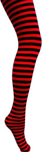 MYSASI Girls Striped Tights – Soft & Stretchy – Ages 6–14 – Perfect for School, Dance, Everyday Wear & Halloween - Kids Striped Machine washable tights - Halloween and party tights for kids