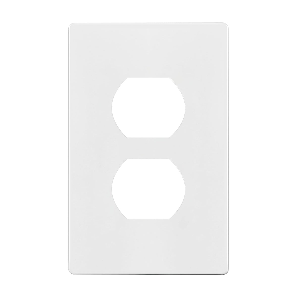 ENERLITES 10 Pack Outlet Covers Wall Plate for Duplex Receptacle, White