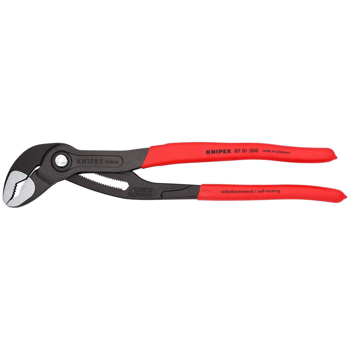 KNIPEX 87 01 250, 10 in. Cobra® Water Pump Pliers, Capacity 2 in.