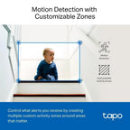 Tapo C200P2 2-Pack Full HD Indoor Security Camera Pet Camera House Security
