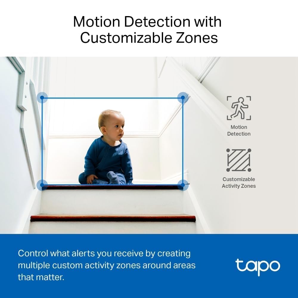 Tapo C200P2 2-Pack Full HD Indoor Security Camera Pet Camera House Security