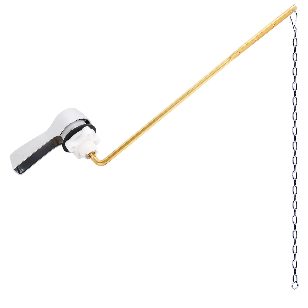 Hibbent Universal Metal Front Mount Toilet Handle Replacement Kit