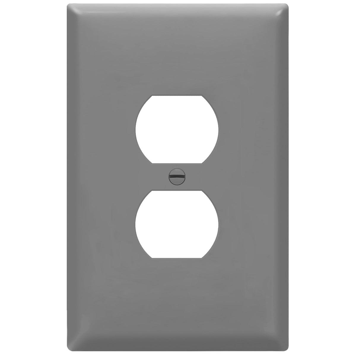 ENERLITES 10 Pack Outlet Covers Wall Plate for Duplex Receptacle, White