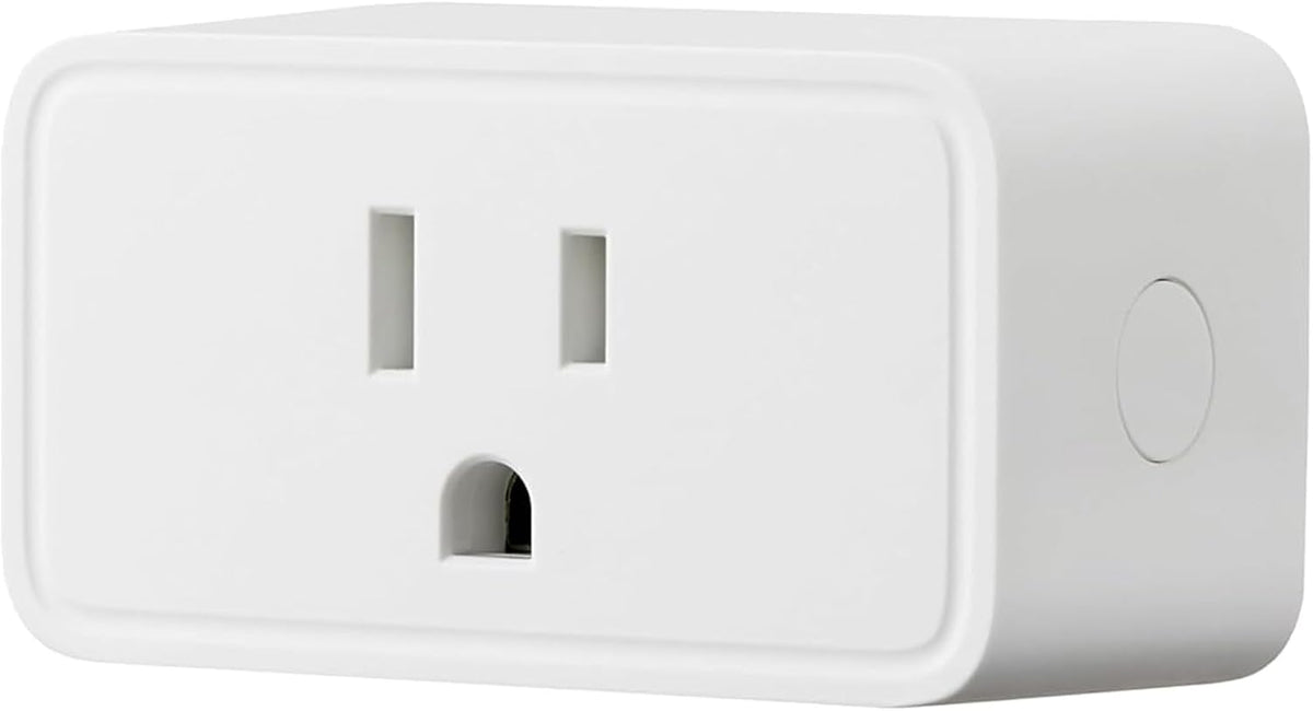 Amazon Basics Smart Plug, Works with Alexa Only, Voice Control, Remote APP Control, Schedule, Compact Design, Versatile, 2.4 GHz Wi-Fi, No Hub Required, 4-Pack, White