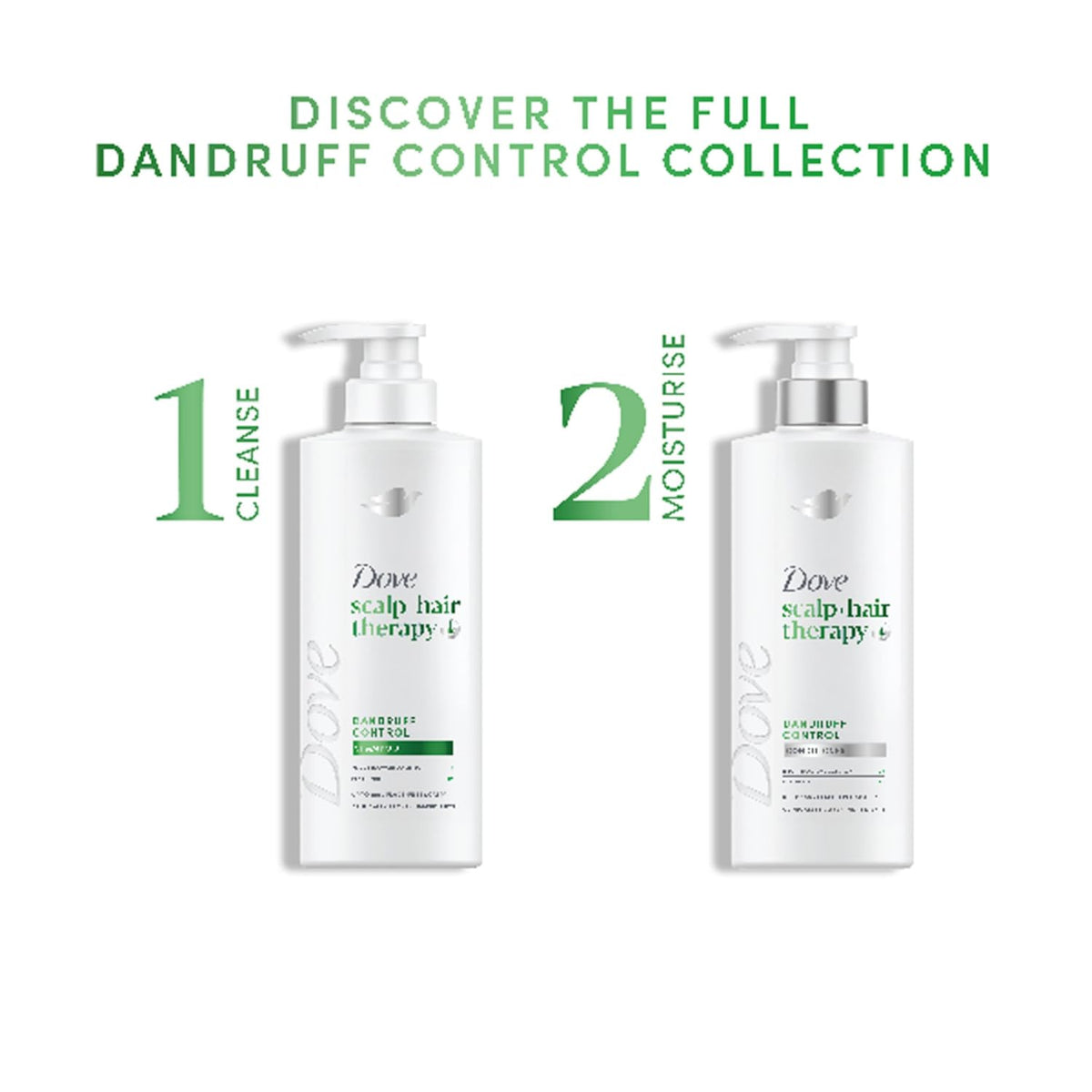 Dove Scalp + Hair Therapy Dandruff Control Shampoo, 400 ml