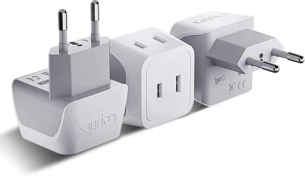 Ceptics 45W Universal Travel Adapter w/ 3 USB-A, 2 USB-C & Universal Input