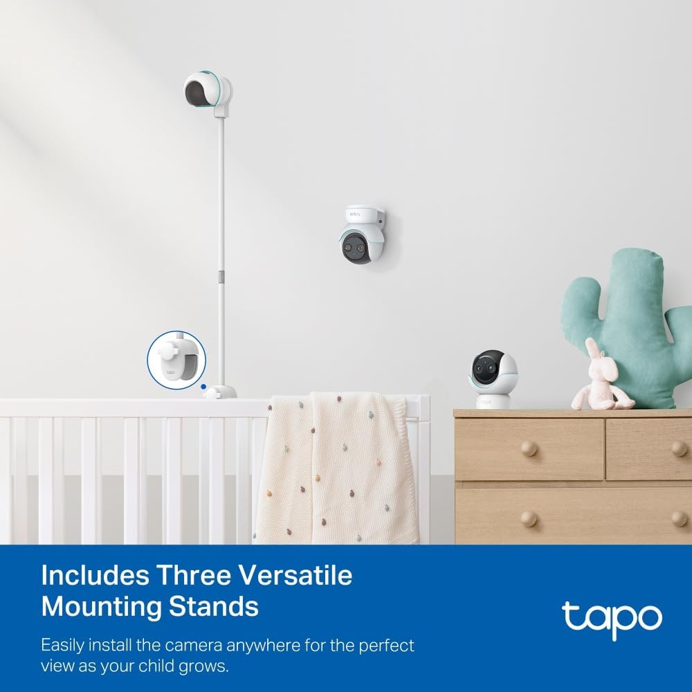 Tapo C200P2 2-Pack Full HD Indoor Security Camera Pet Camera House Security