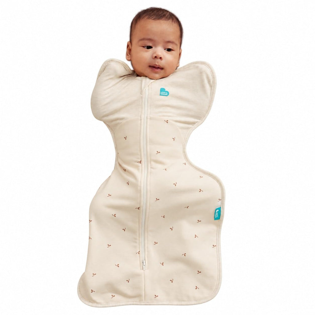 Love To Dream Swaddle Up, S 3.5-6kg, Olive Twigs, 1.5 Tog