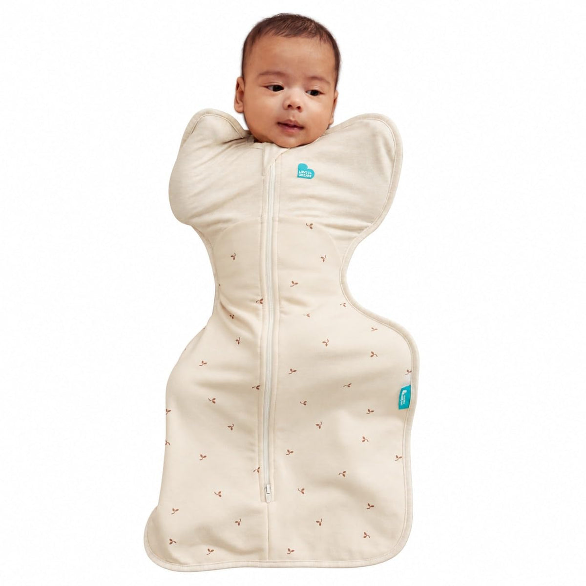 Love To Dream Swaddle Up, S 3.5-6kg, Olive Twigs, 1.5 Tog