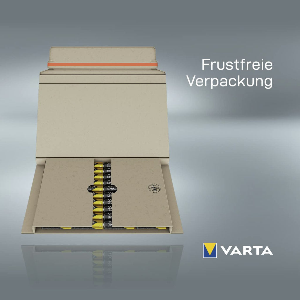 VARTA Batteries AAA, rechargeable, Pack of 16, Power on Demand, 1000 mAh