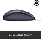 Logitech B100 Wired USB Mouse