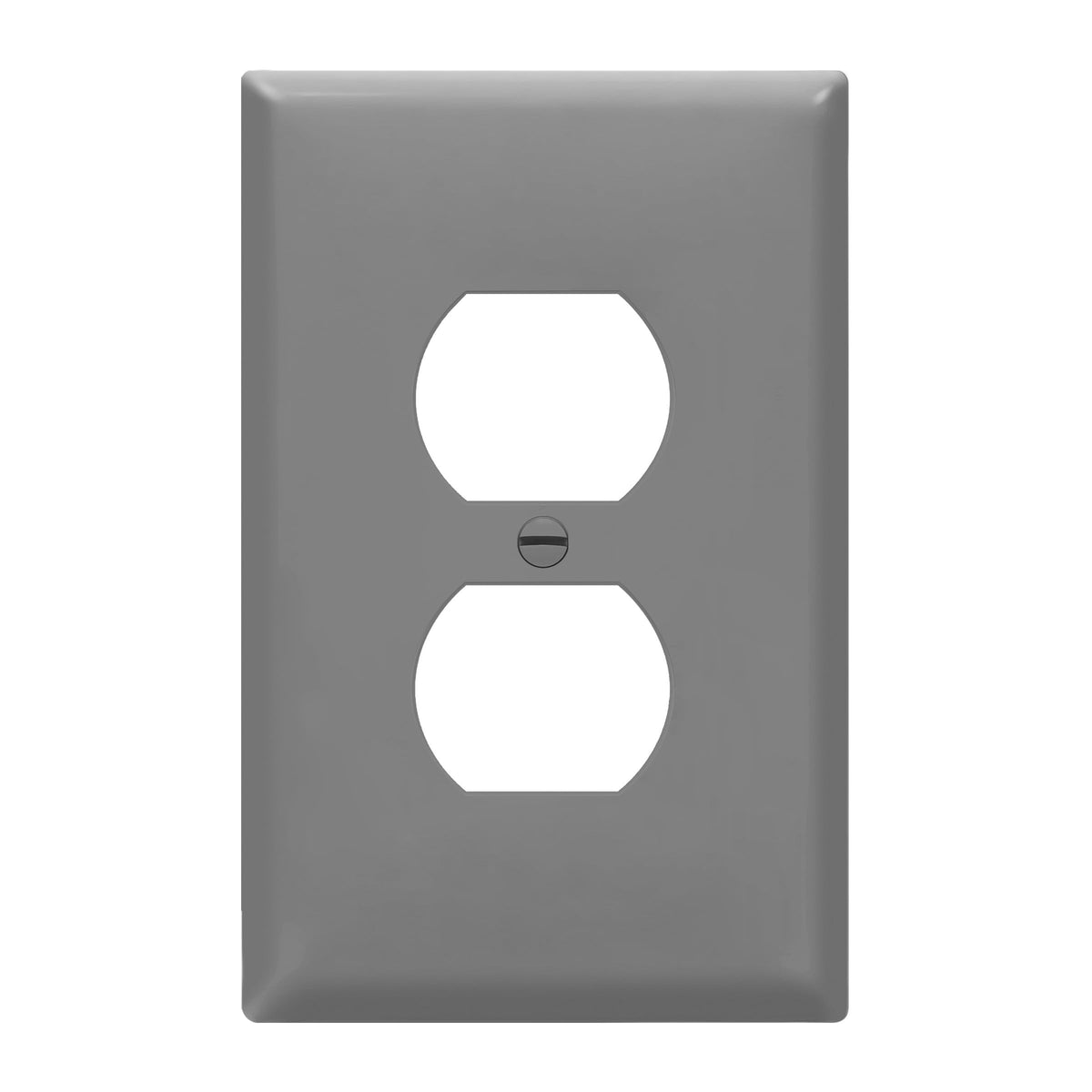 ENERLITES 10 Pack Outlet Covers Wall Plate for Duplex Receptacle, White