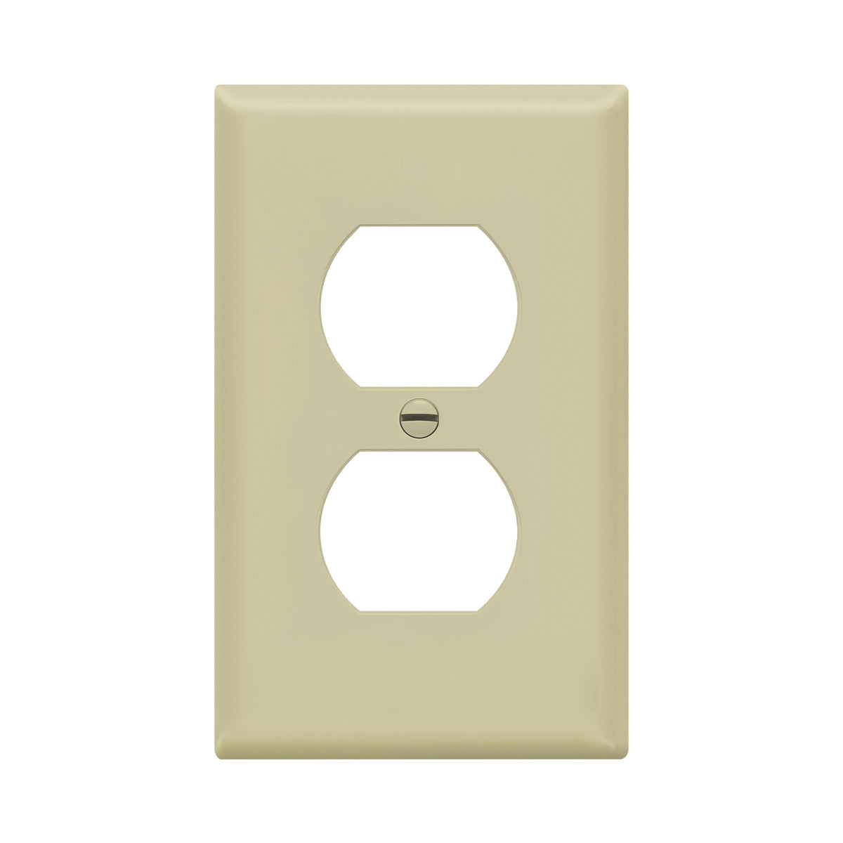 ENERLITES 10 Pack Outlet Covers Wall Plate for Duplex Receptacle, White