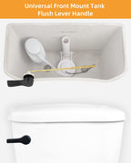 Hibbent Universal Metal Front Mount Toilet Handle Replacement Kit
