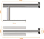 Ibergrif Silver Chrome Wall Mounted Toilet Roll Holder