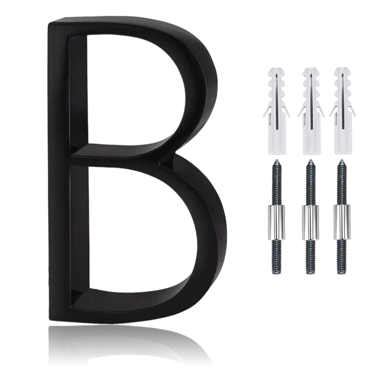 5" Stainless Steel Floating House Number, Metal Modern House Numbers (0)