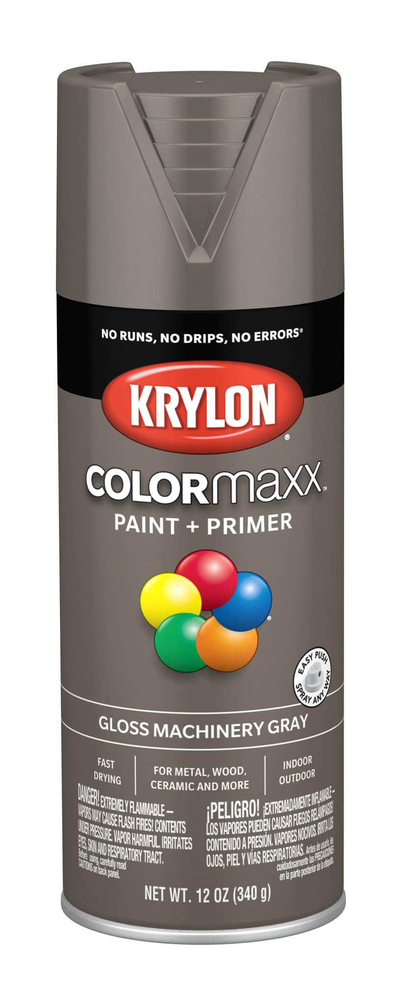 Krylon ColorMaxx 12 Oz. Gloss Spray Paint, Pumpkin Orange - 1 Each