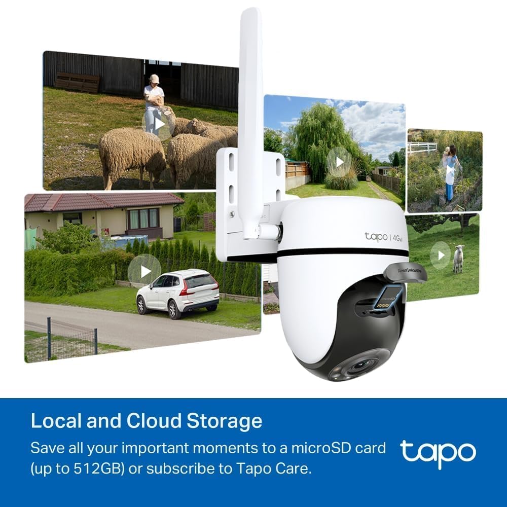 Tapo TP-Link C310 – Indoor Outdoor WiFi Surveillance Camera, 3MP Resolution, IP66 with Night Vision, Motion Detection and Instant Alarm, Control with iOS App, Android, Compatible with Alexa