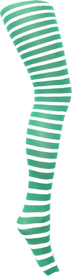 MYSASI Girls Striped Tights – Soft & Stretchy – Ages 6–14 – Perfect for School, Dance, Everyday Wear & Halloween - Kids Striped Machine washable tights - Halloween and party tights for kids