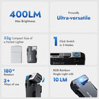 WUBEN G5 Rechargeable EDC Flashlight, Mini Flat Bright Small Flashlight