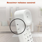 VTech CD1100 Trimstyle Corded Home Phone.No AC Power Required,Landline Phone with last number redial key,ringer control,receiver volume control,recall key,hearing aid compatible,table&wall mountable