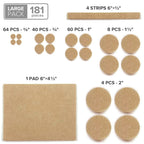 Felt Furniture Pads X-PROTECTOR 133 PCS Premium Furniture Pads - Felt Pads