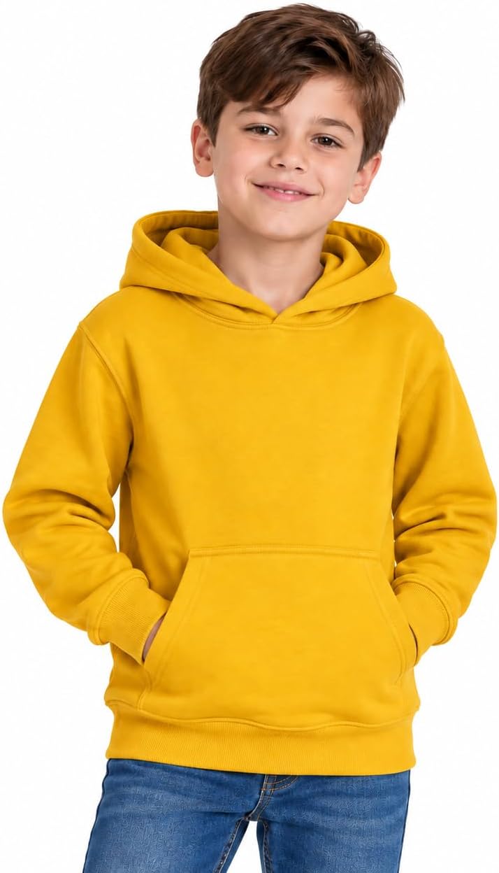 A2Z 4 Kids Girls Boys Plain Sweatshirt Tie Dye Pullover Shirt Fleece Hooded Jumper PE School Warm Coats Long Sleeve Top New Casual Fashion for Childrens Unisex Age 2-13 Years