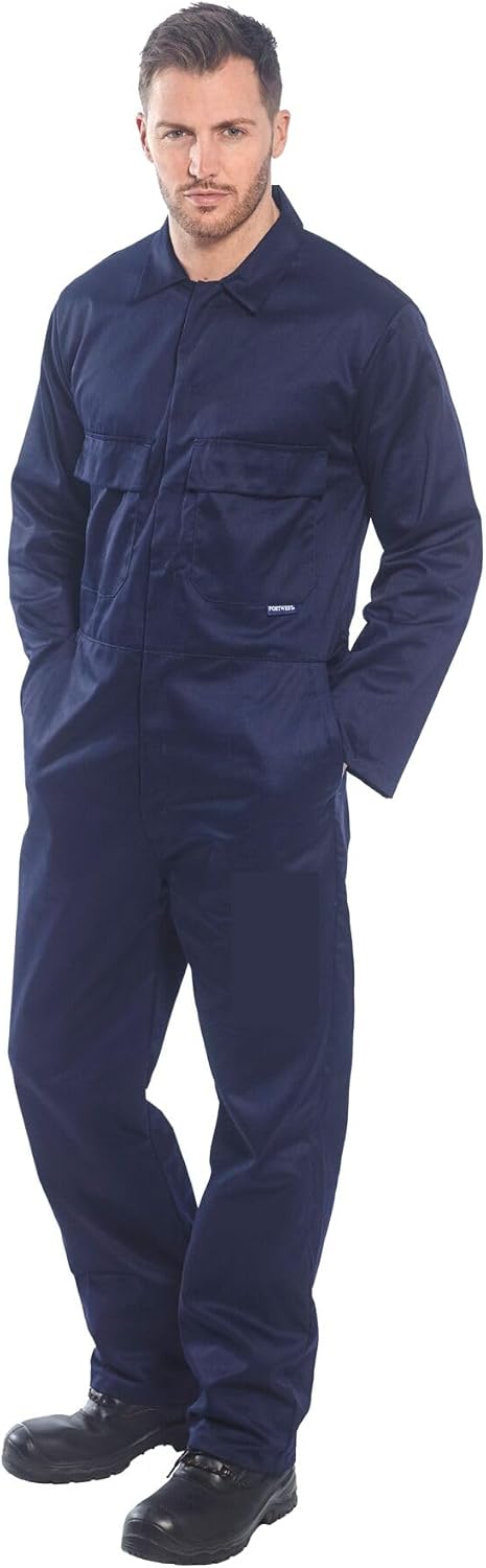 Portwest Euro Work Men's Polycotton Men's Polycotton Coverall
