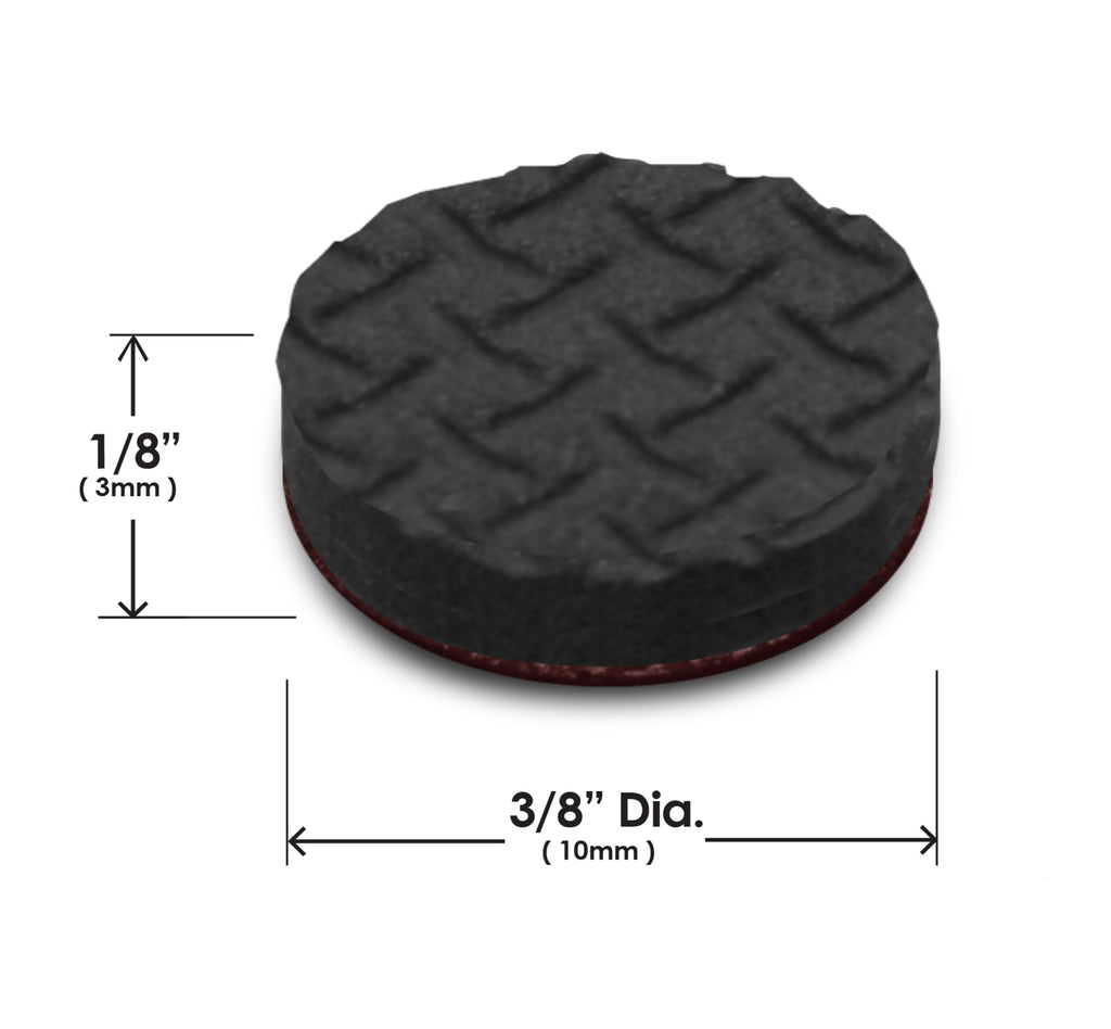 Slipstick GorillaPads Non Slip Furniture Pads/Gripper Floor Protectors (Set of 4) 3 Inch Square Self Adhesive Rubber Stoppers for Furniture Legs, CB155