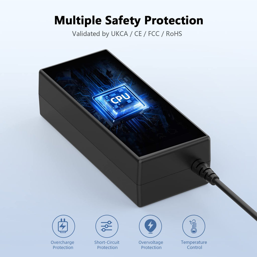 65W Laptop Charger Compatible with Microsoft Surface Pro Laptop Book Go