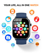 Smart Watch for Men Women- Answer/Make Call, 2026 IP68 Waterproof Fitness Tracker Watch with Sleep Step Counter Activity Smartwatch for Samsung Android iPhone iOS (Deep Burgundy, 1.83)