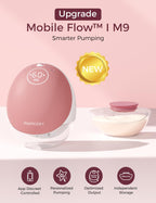 Momcozy M5 Smart Wearable Breast Pump, Double Pack, Gray